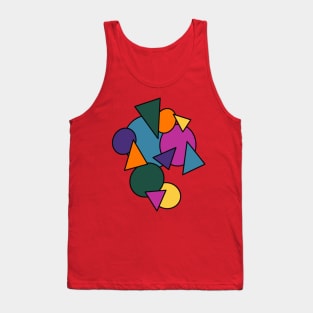 90s  Colorful Shapes Tank Top
